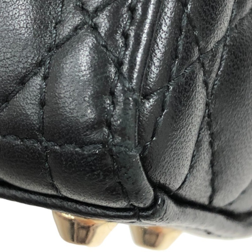 Christian Dior Lady Dior Micro Lambskin Shoulder Bag Black - Picture 12 of 16